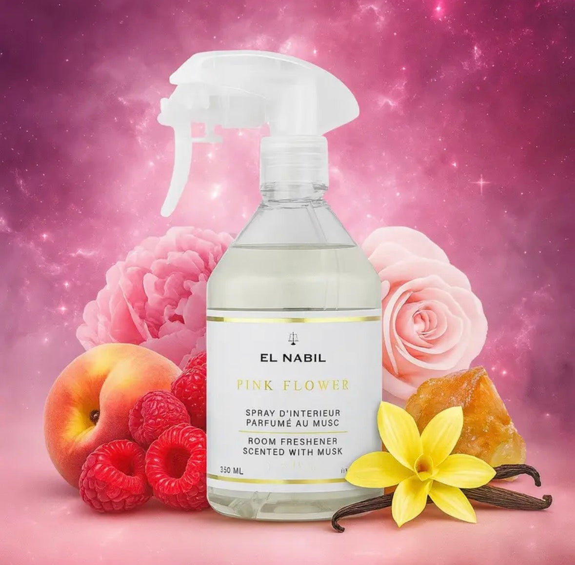 El Nabil - Pink Flower 350ML Parfum d’intérieur